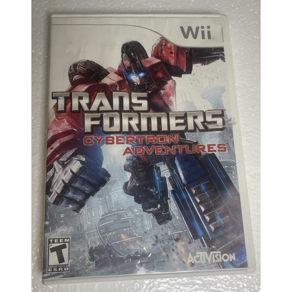 TRANSFORMERS Cybertron Adventures Nintendo Wii Game - Tested